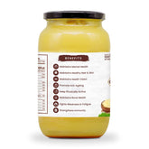Pure Premium A2 Gir Cow Ghee By Bhumi Organic | Naturally & Healthy Bilona Method Cow Ghee Perfect For Body Health | (250ml) 8.4 Ounce | Jar Pack